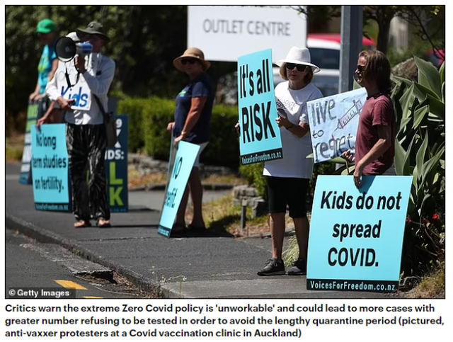 新西兰总理座驾被反疫苗人士赶出马路(图3)