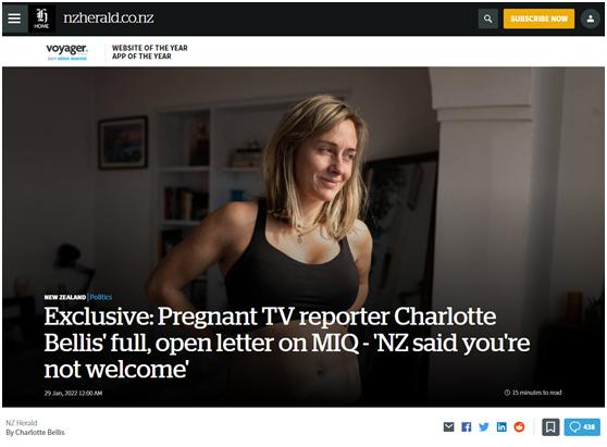新西兰未婚怀孕记者“回国无门”被阿塔“收留”，发文称“真是讽刺”