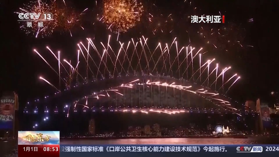 庆祝活动精彩纷呈 世界各地迎接新年