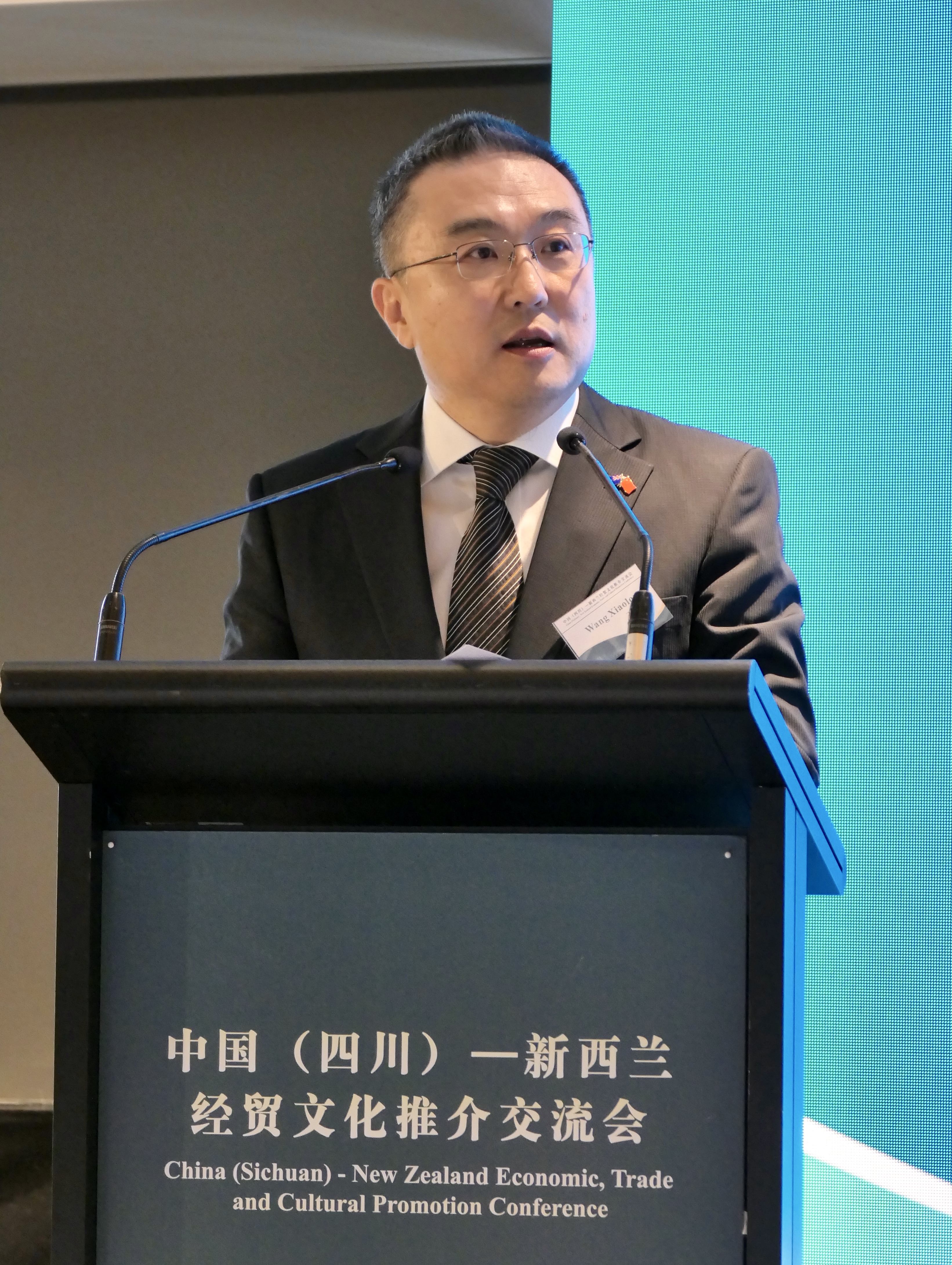 王小龙大使出席中国（四川）-新西兰经贸文化推介交流会